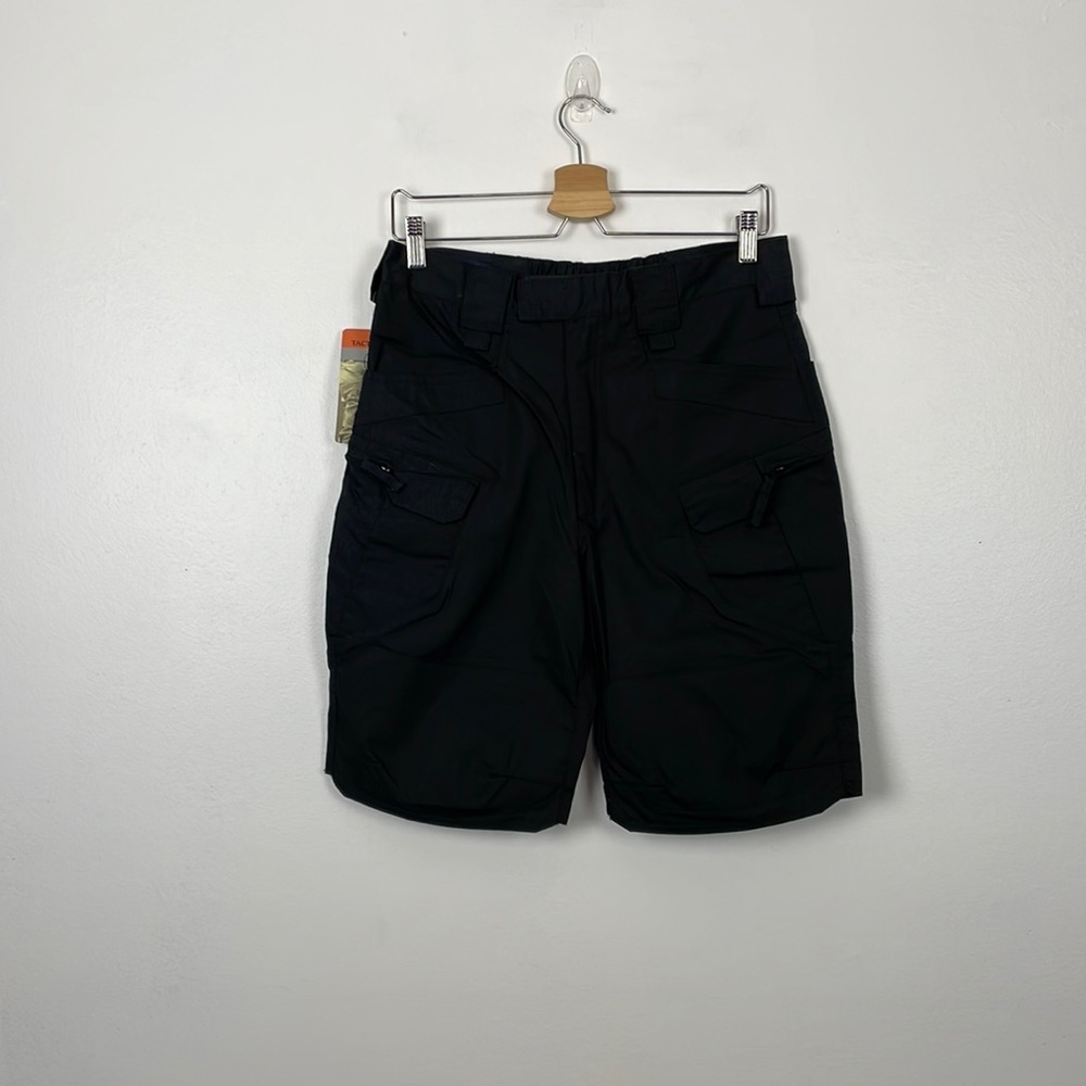 Tactical Pants hiking cargo shorts mens 30 black 8 pocket summer outdoor shorts